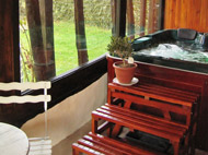 jacuzzi dans chalet